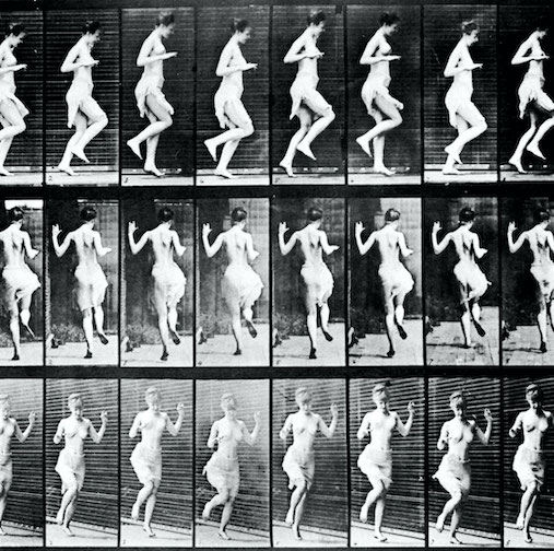 Eadwaerd Muybridge, Figure Hopping (1887)
