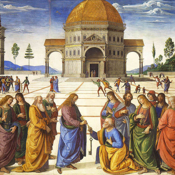Pietro Perugino, Delivery of the Keys (1481-82)