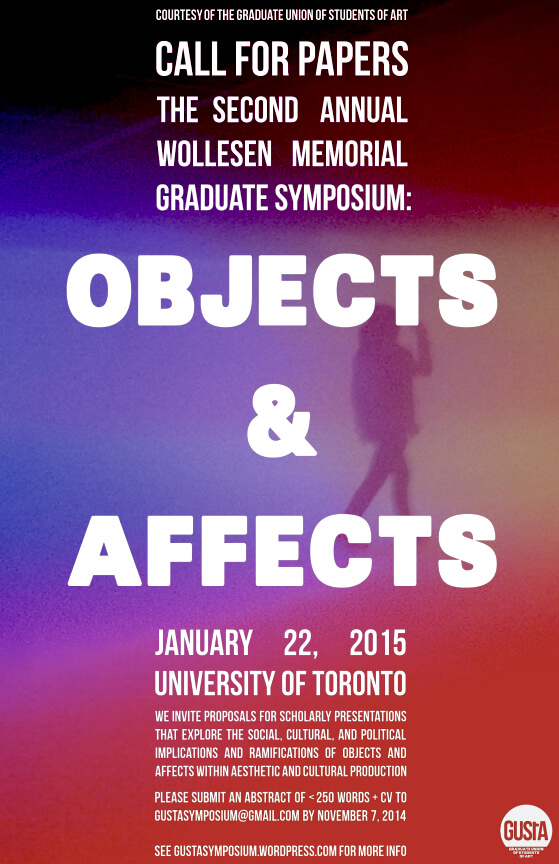Poster for Objects & Affects Conference
