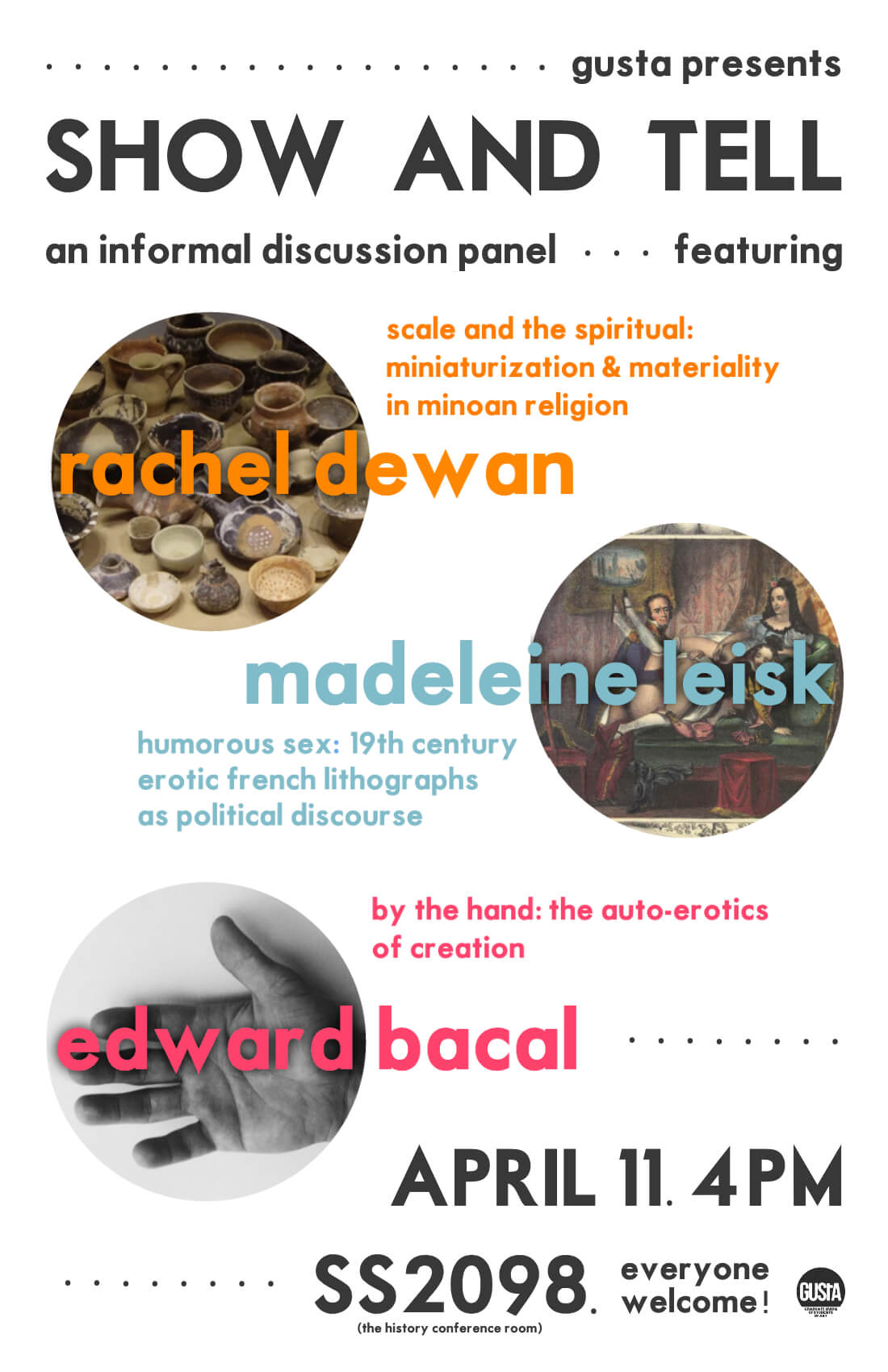 Poster for Show & Tell panel